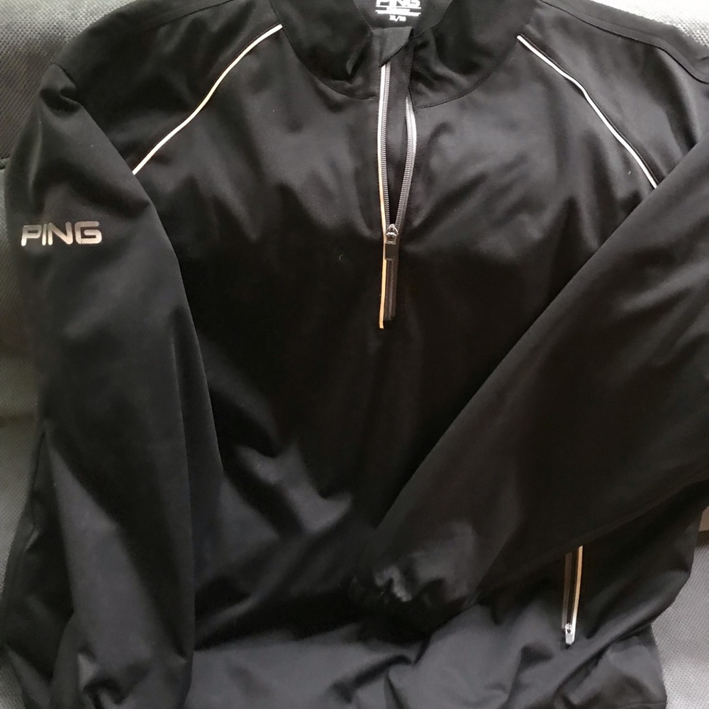 Ping 1/4 Zip Golf Rain Jacket